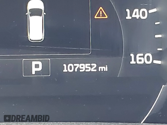2016 Kia Sorento EX with VIN 5XYPHDA50GG180688, listed as a IAAI auction lot 41745044 with 107,952 mi miles. Bid and sale history available at carsss.com. Image 16.