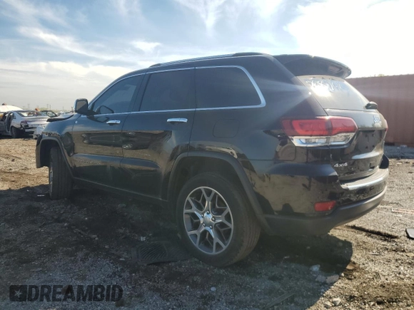 2020 Jeep Grand Cherokee Limited with VIN 1C4RJFBG9LC303010, listed as a Copart auction lot 55878245 with 35,106 mi miles and Salvage title. Bid and sale history available at DreamBid. Image 2.