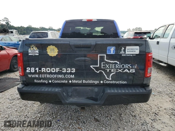 2015 Ford F-150 XL with VIN 1FTEX1CF7FKD55705, listed as a Copart auction lot 55727564 with 200,380 mi miles and Clean title. Bid and sale history available at DreamBid. Image 6.