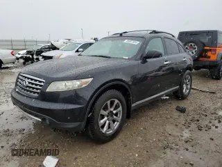 2007 Infiniti FX35 with VIN JNRAS08W97X208841, listed as a Copart auction lot 48687834 with 0 mi miles and Salvage Title. Bid and sale history available at carsss.com. Image 1.