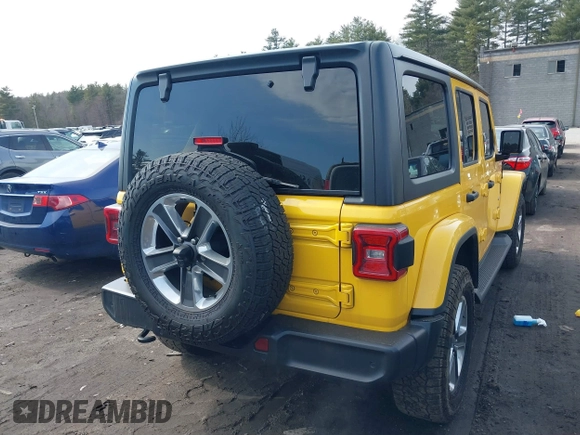 2021 Jeep Wrangler Unlimited Sahara с VIN 1C4HJXEG4MW624532, выставлен на аукционе IAAI как лот 41783382 с пробегом 81 116 миль миль и . История ставок и продаж доступна на DreamBid. Изображение 16.
