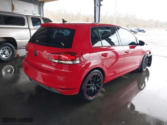 2011 Volkswagen Golf TDI with VIN WVWNM7AJ1BW165047, listed as a IAAI auction lot 41706792 with 197,674 mi miles. Bid and sale history available at carsss.com. Image 4.
