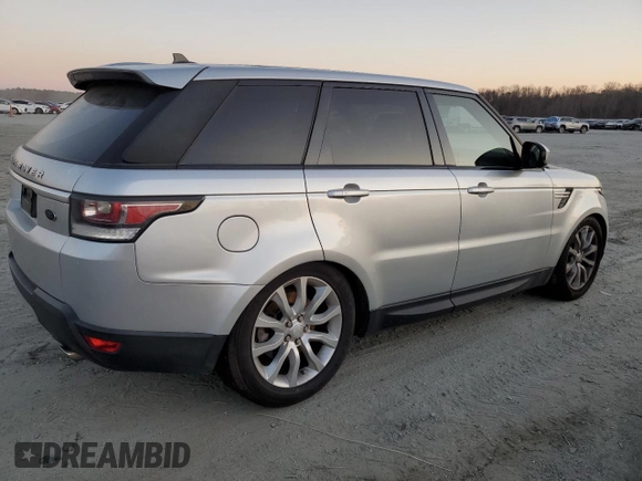 2015 Land Rover Range Rover Sport HSE with VIN SALWR2VFXFA524390, listed as a Copart auction lot 46574265 with 141,150 mi miles and Salvage Title. Bid and sale history available at carsss.com. Image 3.