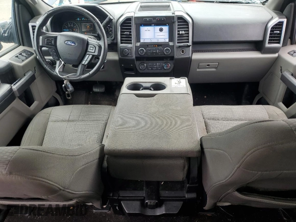 2019 Ford F-150 XL with VIN 1FTEW1E55KFC10642, listed as a Copart auction lot 62811755 with 128,286 mi miles and Salvage title. Bid and sale history available at DreamBid. Image 8.