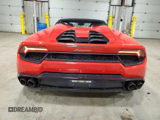 2017 Lamborghini Huracan z VIN ZHWUR2ZF5HLA06794, wystawiony jako Copart lot #87287774 z przebiegiem 11 442 mil mil oraz Szkody całkowita. Historia ofert i sprzedaży dostępna na DreamBid. Obrazek 6.