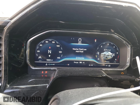 2023 Chevrolet Silverado 1500 RST with VIN 1GCUDEE83PZ316404, listed as a Copart auction lot 46036105 with 19,825 mi miles and Salvage Title. Bid and sale history available at DreamBid. Image 9.