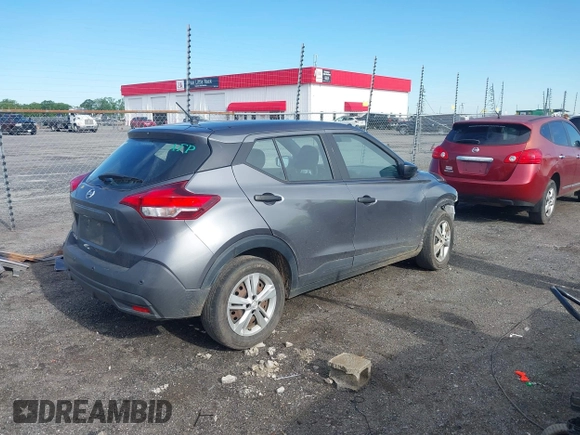 2020 Nissan Kicks S z VIN 3N1CP5BV1LL544239, wystawiony jako IAAI lot #42071513 z przebiegiem 89 921 mil mil oraz . Historia ofert i sprzedaży dostępna na DreamBid. Obrazek 4.