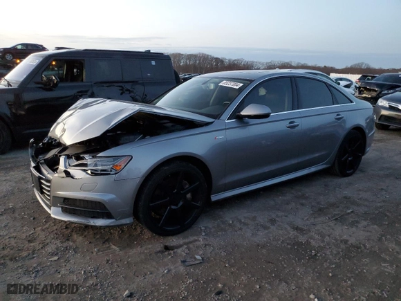 2017 Audi A6 Premium Plus with VIN WAUF2AFC8HN114013, listed as a Copart auction lot 85237004 with 74,275 mi miles and Salvage Title. Bid and sale history available at carsss.com. Image 1.