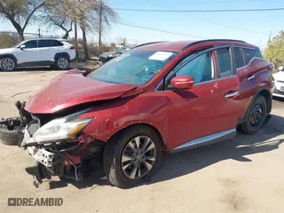 2015 Nissan Murano SL with VIN 5N1AZ2MHXFN254151, listed as a IAAI auction lot 41675133 with 146,013 mi miles. Bid and sale history available at carsss.com. Image 17.