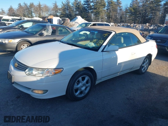 2002 Toyota Solara SE with VIN 2T1FF28P22C600209, listed as a IAAI auction lot 41633969 with 127,368 mi miles and . Bid and sale history available at DreamBid. Image 2.