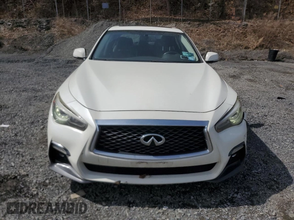 2018 Infiniti Q50 3.0t LUXE with VIN JN1EV7AR9JM433505, listed as a Copart auction lot 51435535 with 108,232 mi miles and Salvage Title. Bid and sale history available at carsss.com. Image 5.