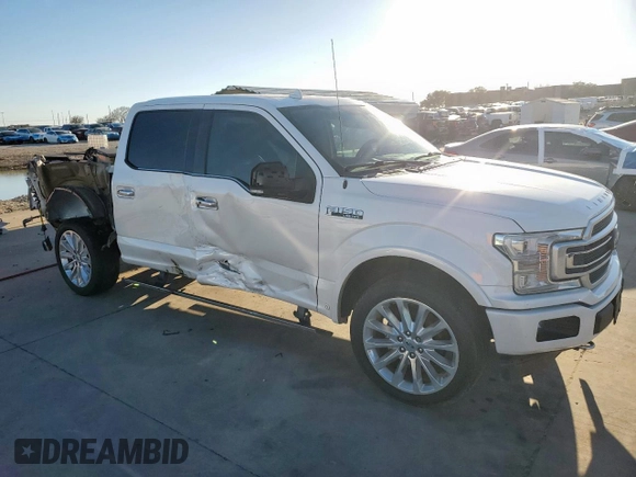 2019 Ford F-150 Limited with VIN 1FTEW1EG0KFA13511, listed as a Copart auction lot 47947495 with 112,361 mi miles and Salvage Title. Bid and sale history available at carsss.com. Image 4.