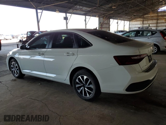 2024 Volkswagen Jetta S with VIN 3VW5M7BU7RM103801, listed as a Copart auction lot 59160625 with 52,465 mi miles and Salvage title. Bid and sale history available at DreamBid. Image 2.