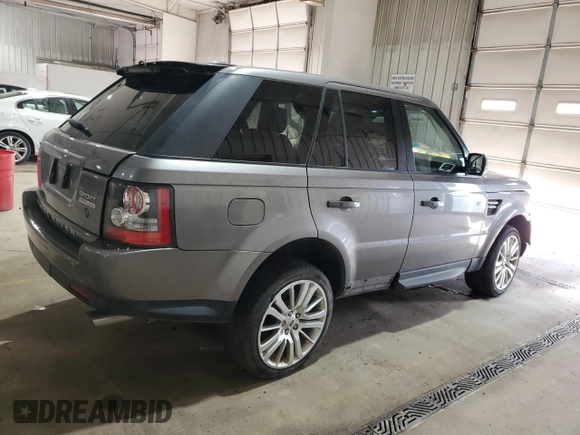 2011 Land Rover Range Rover Sport HSE Lux with VIN SALSK2D43BA270907, listed as a Copart auction lot 58852465 with 167,348 mi miles and Salvage title. Bid and sale history available at DreamBid. Image 3.
