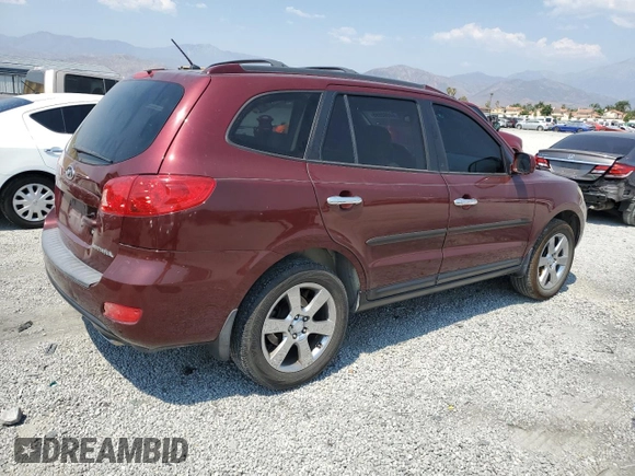 2007 Hyundai Santa Fe SE with VIN 5NMSH13E97H022541, listed as a Copart auction lot 64692595 with 172,748 mi miles and Salvage title. Bid and sale history available at DreamBid. Image 3.
