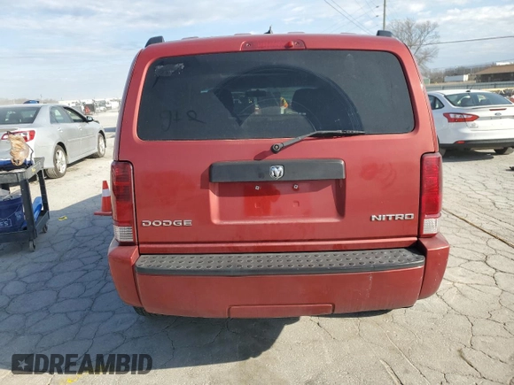 2010 Dodge Nitro Heat with VIN 1D4PU4GK0AW174962, listed as a Copart auction lot 47866095 with 179,282 mi miles and Clean title. Bid and sale history available at DreamBid. Image 6.
