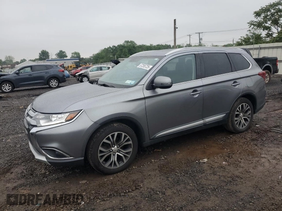 2017 Mitsubishi Outlander SE with VIN JA4AZ3A36HZ049029, listed as a Copart auction lot 57255725 with 89,275 mi miles and Salvage title. Bid and sale history available at DreamBid. Image 1.