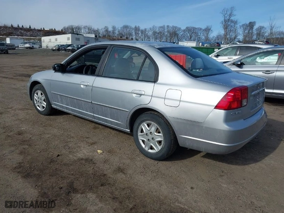 2003 Honda Civic LX with VIN 2HGES16683H505013, listed as a IAAI auction lot 41617324 with 70,728 mi miles. Bid and sale history available at carsss.com. Image 3.
