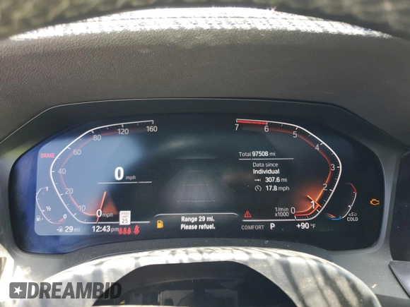 2019 BMW 3 Series 330i с VIN WBA5R1C50KAK07989, выставлен на аукционе Copart как лот 62128035 с пробегом 97 508 миль миль и Списание • Salvage title. История ставок и продаж доступна на DreamBid. Изображение 9.