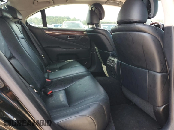 2012 Lexus LS 460 with VIN JTHBL5EF5C5113149, listed as a Copart auction lot 62555505 with 122,359 mi miles and Salvage title. Bid and sale history available at DreamBid. Image 10.