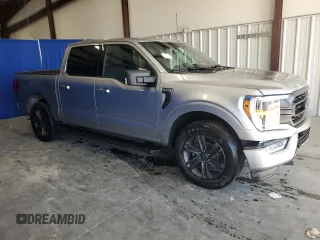 2023 Ford F-150 XL with VIN 1FTFW1E52PFB56941, listed as a Copart auction lot 53241715 with 21,965 mi miles and Clean Title. Bid and sale history available at carsss.com. Image 4.