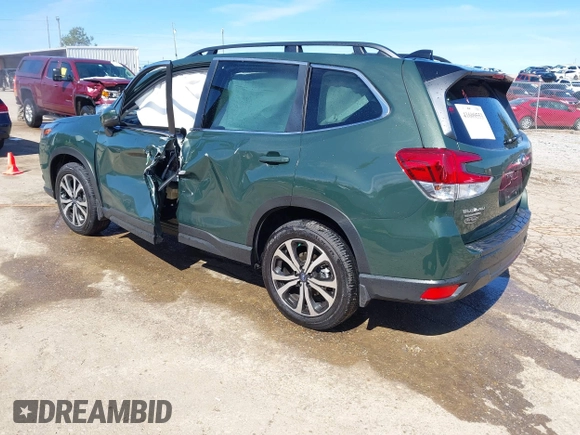 2024 Subaru Forester Limited with VIN JF2SKALC0RH430903, listed as a IAAI auction lot 41609553 with 6,050 mi miles. Bid and sale history available at carsss.com. Image 3.