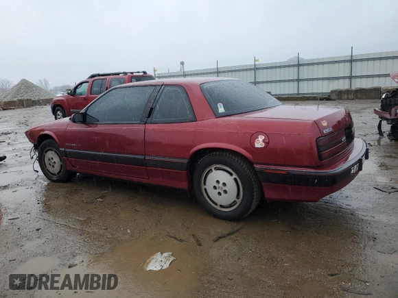 1989 Buick Regal with VIN 2G4WB14T0K1452712, listed as a Copart auction lot 86202844 with 165,184 mi miles and Salvage Title. Bid and sale history available at DreamBid. Image 2.