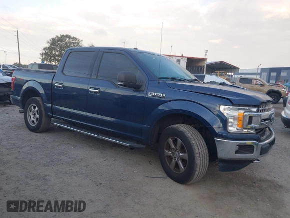 2018 Ford F-150 XL with VIN 1FTEW1EG8JFE43110, listed as a IAAI auction lot 41079835 with 118,188 mi miles. Bid and sale history available at carsss.com. Image 1.