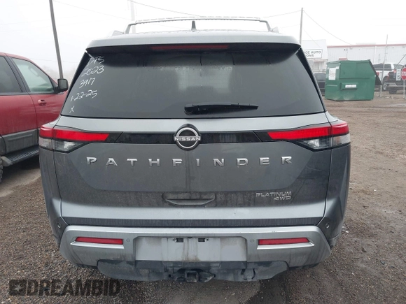 2023 Nissan Pathfinder Platinum с VIN 5N1DR3DJ4PC223917, выставлен на аукционе IAAI как лот 41435859 с пробегом 40 019 миль миль и . История ставок и продаж доступна на DreamBid. Изображение 16.