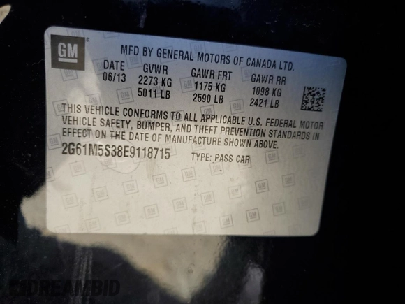 2014 Cadillac XTS Luxury z VIN 2G61M5S38E9118715, wystawiony jako Copart lot #48017785 z przebiegiem 101 044 mil mil oraz Szkoda całkowita • Salvage title. Historia ofert i sprzedaży dostępna na DreamBid. Obrazek 13.
