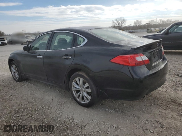 2011 Infiniti M37 with VIN JN1BY1AR2BM371938, listed as a Copart auction lot 82289684 with 0 mi miles and Salvage Title. Bid and sale history available at carsss.com. Image 2.