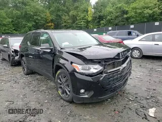 2021 Chevrolet Traverse RS with VIN 1GNEVJKW9MJ120773, listed as a Copart auction lot 64300084 with 82,397 mi miles and Salvage Title. Bid and sale history available at carsss.com. Image 12.