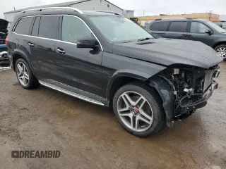 2017 Mercedes-Benz GLS 550 with VIN 4JGDF7DE5HA770016, listed as a Copart auction lot 49714874 with 100,222 mi miles and . Bid and sale history available at DreamBid. Image 4.
