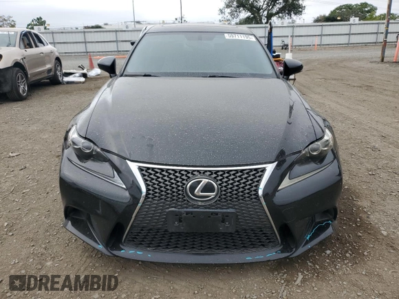 2014 Lexus IS 350 with VIN JTHBE1D2XE5013066, listed as a Copart auction lot 59711195 with 67,179 mi miles and Salvage title. Bid and sale history available at DreamBid. Image 5.