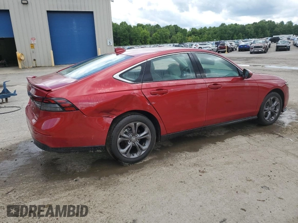 2024 Honda Accord EX with VIN 1HGCY1F36RA049869, listed as a Copart auction lot 58511995 with 3,284 mi miles and Salvage title. Bid and sale history available at DreamBid. Image 3.