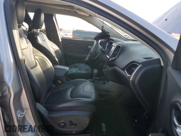 2019 Jeep Cherokee Limited with VIN 1C4PJLDN3KD175289, listed as a Copart auction lot 80485154 with 75,956 mi miles and Salvage Title. Bid and sale history available at DreamBid. Image 7.