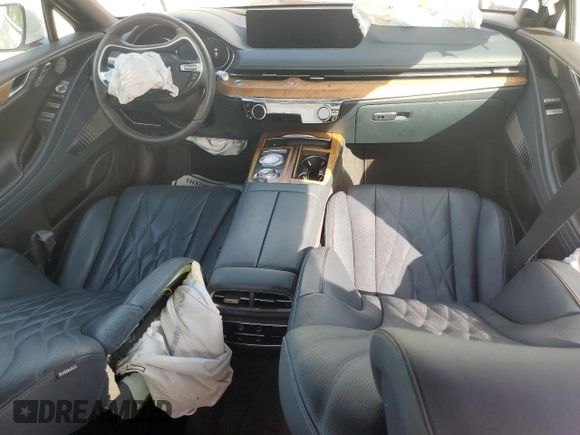 2021 Genesis G80 2.5T with VIN KMTGB4SC8MU044111, listed as a Copart auction lot 87377824 with 17,102 mi miles and Salvage Title. Bid and sale history available at DreamBid. Image 8.
