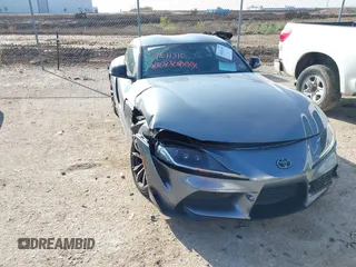 2021 Toyota GR Supra 2.0 with VIN WZ1DB2C01MW041227, listed as a IAAI auction lot 41011310 with 17,840 mi miles. Bid and sale history available at carsss.com. Image 1.