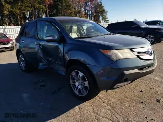 2007 Acura MDX Tech Pkg with VIN 2HNYD28327H518595, listed as a Copart auction lot 45097715 with 131,164 mi miles and Salvage Title. Bid and sale history available at carsss.com. Image 11.