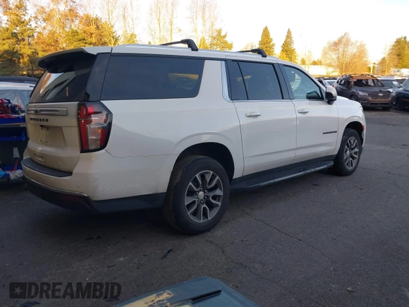 2022 Chevrolet Suburban LS with VIN 1GNSKBED0NR348854, listed as a IAAI auction lot 41306639 with 63,147 mi miles and . Bid and sale history available at DreamBid. Image 4.
