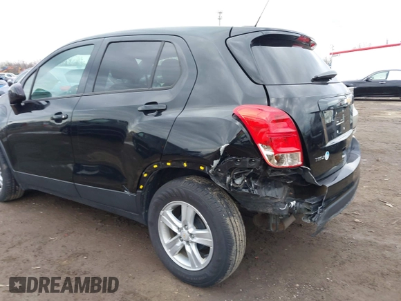 2020 Chevrolet Trax LS with VIN KL7CJKSB4LB074838, listed as a IAAI auction lot 41909289 with 77,471 mi miles. Bid and sale history available at carsss.com. Image 6.