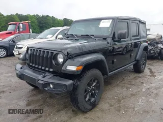 2021 Jeep Wrangler Unlimited Sport S with VIN 1C4HJXDN0MW678801, listed as a IAAI auction lot 42211815 with 96,849 mi miles and . Bid and sale history available at DreamBid. Image 18.