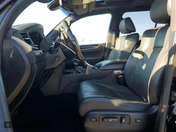 2020 Lexus LX 570 z VIN JTJDY7AX1L4332179, wystawiony jako Copart lot #77017714 z przebiegiem 49 756 mil mil oraz Szkoda całkowita • Salvage title. Historia ofert i sprzedaży dostępna na DreamBid. Obrazek 7.