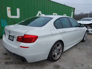 2014 BMW 5 Series 535i with VIN WBA5B1C59ED481781, listed as a IAAI auction lot 41486531 with 145,003 mi miles. Bid and sale history available at carsss.com. Image 4.