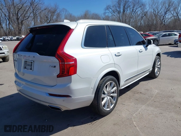 2017 Volvo XC90 Inscription with VIN YV4A22PL8H1166537, listed as a IAAI auction lot 41759108 with 171,106 mi miles. Bid and sale history available at carsss.com. Image 4.