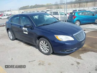 2013 Chrysler 200 Touring with VIN 1C3CCBBG8DN669107, listed as a IAAI auction lot 42067300 with 124,975 mi miles. Bid and sale history available at carsss.com. Image 1.