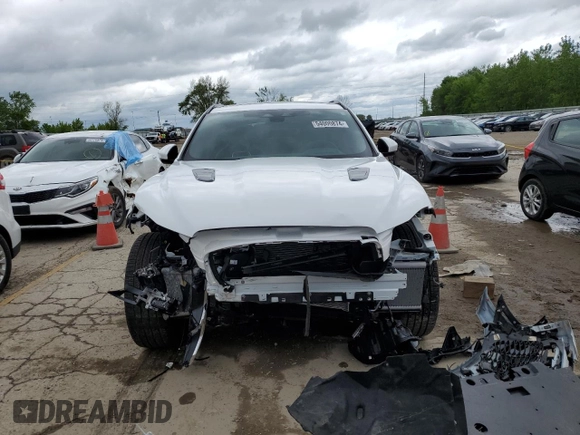 2023 Jaguar F-Pace SVR with VIN SADCZ2EE6PA712007, listed as a Copart auction lot 54000874 with 307 mi miles and Salvage Title. Bid and sale history available at DreamBid. Image 5.