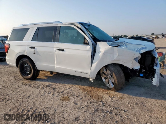 2023 Ford Expedition Platinum z VIN 1FMJU1L88PEA35667, wystawiony jako Copart lot #59357185 z przebiegiem Nie podano mil oraz Szkoda całkowita • Salvage title. Historia ofert i sprzedaży dostępna na DreamBid. Obrazek 4.