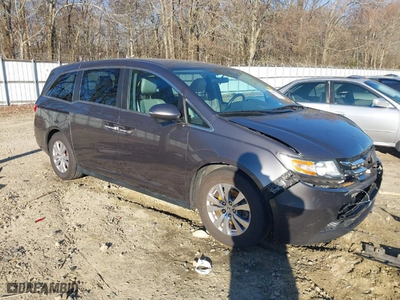 2016 Honda Odyssey SE with VIN 5FNRL5H36GB124005, listed as a IAAI auction lot 41813215 with 149,697 mi miles. Bid and sale history available at carsss.com. Image 1.