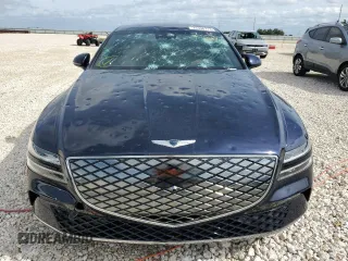 2023 Genesis G80 with VIN KMTGE4S13PU005971, listed as a Copart auction lot 74356713 with 23 mi miles and . Bid and sale history available at carsss.com. Image 5.